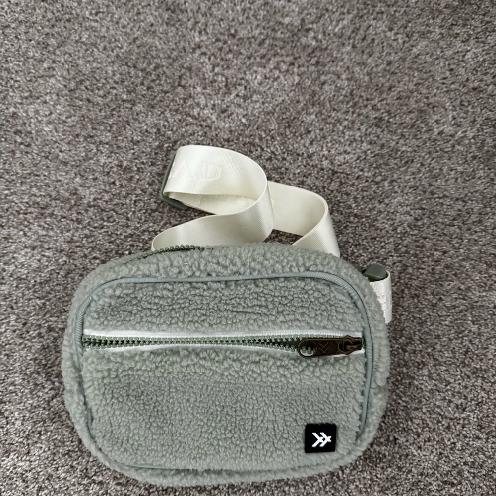Stylish Gray Blue Crossbody Bag
